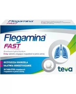 Flegamina Fast 8 mg 20 tabletek ulegających rozpadowi w jamie ustnej