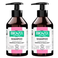 Biovax szampon Niacynamid - do włosów delikatnych, zestaw 2 x 200 ml