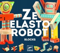 DJECO ZESTAW KONSTRUKCYJNY DREWNIANY ROBOT