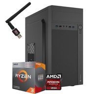 Kancelársky počítač Rýchly AMD RYZEN 1000GB SSD M.2 HDMI WIFI DVD WINDOWS 11