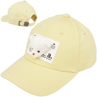 Żółta bejsbolówka BEAR czapka z daszkiem r.48-50