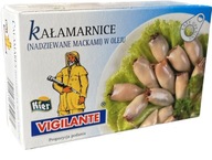 KAŁAMARNICE NADZIEWANE MACKAMI W OLEJU 115G KIER