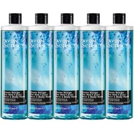 AVON SENSES ŻEL POD PRYSZNIC 2W1 OCEAN SURGE MĘSKI ZESTAW 5X500ML + GRATIS