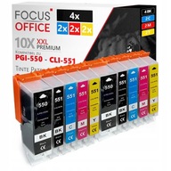Atrament Focus Office CA-550-10X-OP pre Canon čierna (black), červená (magenta), modrá (cyan), sada, žltá (yellow)