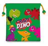 VRECKO NA POTRAVINY CRAZY DINO 22CM