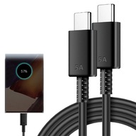 Audioimp USB Type-C - USB Type-C kábel, 1 m, fekete