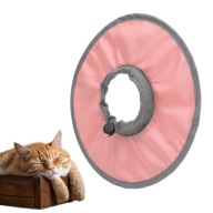 POOPERAČNÝ OCHRANNÝ GOLIER PRE PSA MAČKU VODEODOLNÝ RUŽOVÝ