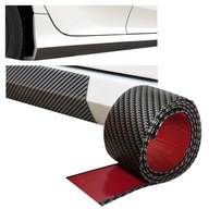 Küszöbvédő St Parts gumi fekete karbon mintás 500 cm x 7 cm