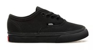 18 BUTY DZIECIĘCE VANS AUTHENTIC TRAMPKI CZARNE