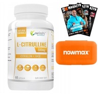 WISH L-CITRULLINE 500mg 60k CITRULINA AMINOKYSELINY REGENERÁCIA SVALOVÁ HMOTA