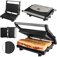 OPIEKACZ TOSTER GRILL ELEKTRYCZNY MOCNY 1000W ROZKŁADANY 4w1 KANAPKI PANINI