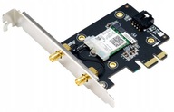 Karta sieciowa Wifi 6 Asus PCE-AX3000 2.4GHz/5GHz (Zastępcza antenka)
