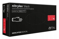 Rękawice nitrylowe Nitrylex Black op. 100 szt. czarne rozm. L