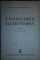 Geometria elementarna cz .III - B Iwaszkiewicz