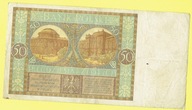 BANKNOT POLSKA 50 ZŁ 1929 R. ET - 1