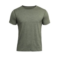 DEVOLD T-shirt BREEZE 100% WEŁNA MERINO Olive (Lichen Melange) L