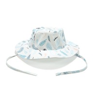 La Millou kapelusz dziecięcy Safari Hat Blue Leaves Vivid 54-56cm