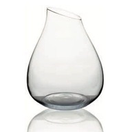 sklenená váza kvapka ovál skosený h38 d30 Bijou Collection