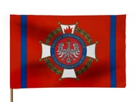 Flaga Ochotnicza Straż Pożarna 110x70 cm OSP MOCNA SOLIDNY MATERIAŁ