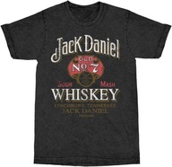Jack Daniels Whiskey Vintage Mineral Wash T-Shirt