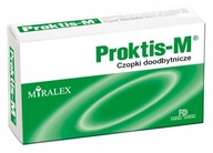 Proktis-M, czopki doodbytnicze na hemoroidy i pęknięcia, 10 sztuk