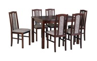 Sada rozkladací stôl MAX 5 a 6 stoličiek BOS 7 Produkt Poľský farby