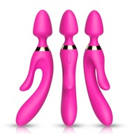 SEX WIBRATOR MASAŻER STYMULATOR ŁECHTACZKI PKT G Króliczek MAGIC WAND PENIS