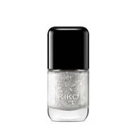 KIKO Milano Smart Nail lakier z biodegradowalnym brokatem 311 Holo Silver