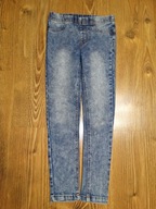 Spodnie dziewczęce jeans slim r.128