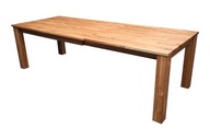 Stół Rozkładany Dębowy Drewniany Lity Dąb 260 cm