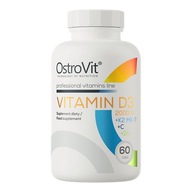 OSTROVIT VITAMIN D3 2000 K2 MK7 C ZINOK 60 kaps