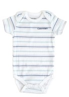 Calvin Klein pruhované bodýčko pre chlapčeka, bábätko Teddy 0 - 3 m