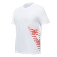 Tričko Dainese T-Shirt Big Logo Biela/Červená L