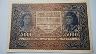 BANKNOT 5000 TYSIĘCY MAREK POLSKICH 1920 AG069958