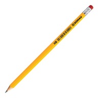 Ołówek drewniany HB z Gumką Donau Żółty 1szt