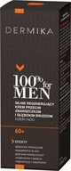 Dermika 100% FOR MEN krém na tvár pre mužov 60+ redukujúci vrásky