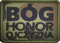 naszywka BÓG HONOR OJCZYZNA wz.2010 rzep jakość!