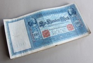 Niemcy - BANKNOTY 100 Marek 1908-1910 - zestaw 34 sztuk banknotów - PACZKA