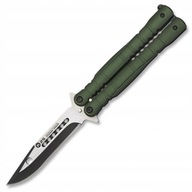 Nóż składany motylek K25 02130 Balisong Green