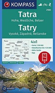 Tatra, Hohe, Wesltiche, Belaer, Tatry, Vysoké, Západné, Belianske 1:50 000