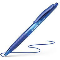 Guľôčkové pero "Suprimo", modrá, 0,5mm, stláčací mechanizmus, SCHNEIDER