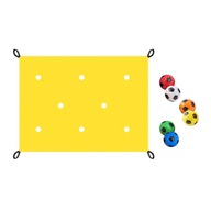 Hole Tarp Team Building Game for Work Teamwork Group Ćwiczenia Żółty