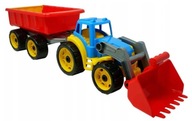 veľký TRAKTOR s PRÍVESOM a traktorom hračka pre deti farebný TRAKTOR