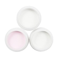 Sada Akryl Clear Pink White prášok 3 ks