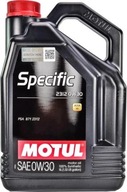 Motorový olej Motul Specific 2312 0W-30, 5 L