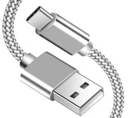 Kabel USB USB-C 1m ładowarka transmisja danych niebieski czerwony szary