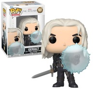 Funko POP - Geralt Wiedźmin, Witcher #1317 Serial Netflix, Tarczą i mieczem