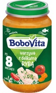 BoboVita Obiadek Warzywa z delikatną rybą od 8 miesiąca 190g