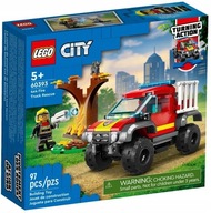 LEGO CITY 60393 Straż Pożarna Wóz 4x4 na Ratunek