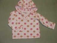 Bluza polarowa w grochy 12-18m George